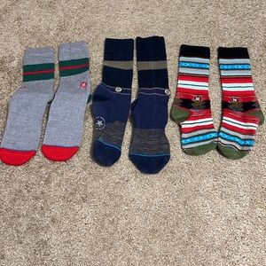 Men's Stance Socks, Festive Colors, M/L
